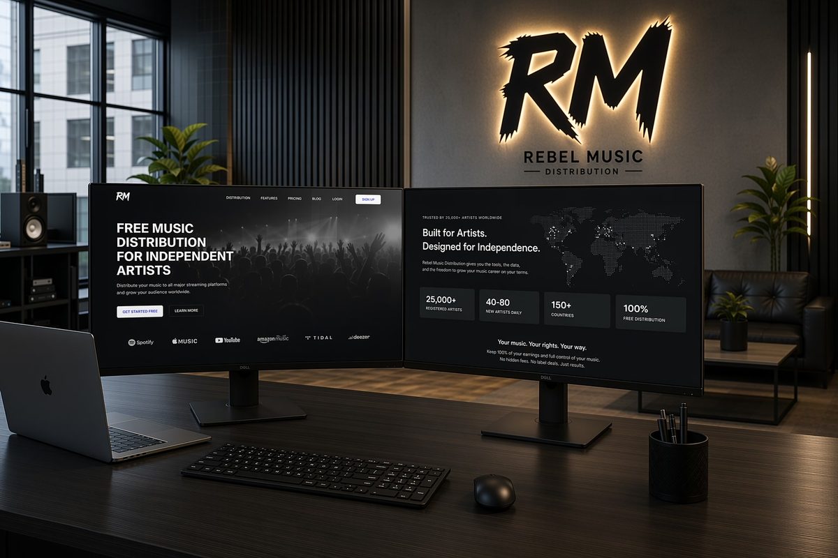 Rebel Music Distribution, cover image for this guest post