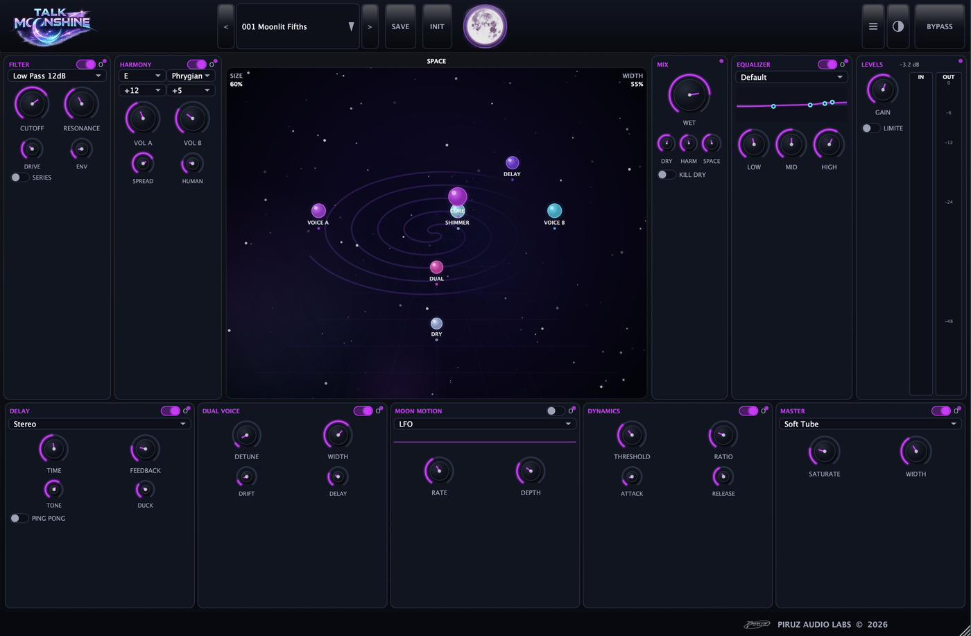 Talk Moonshine! plugin interface