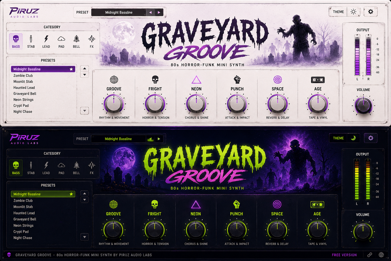 Graveyard Groove plugin UI