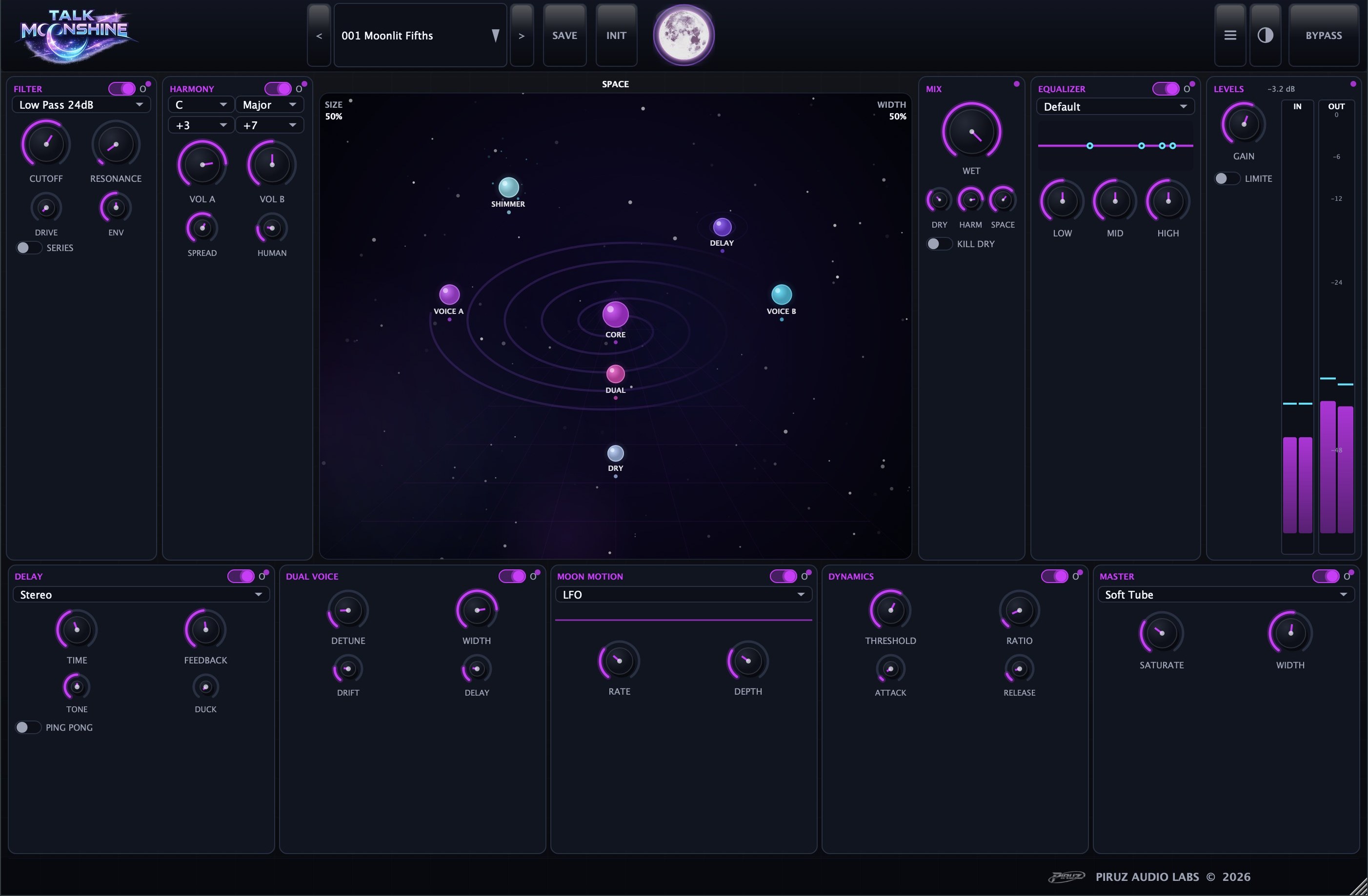 Talk Moonshine interface